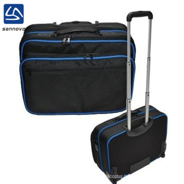 wholesale high quality durable classic waterproof wheeled laptop bag with hand strap